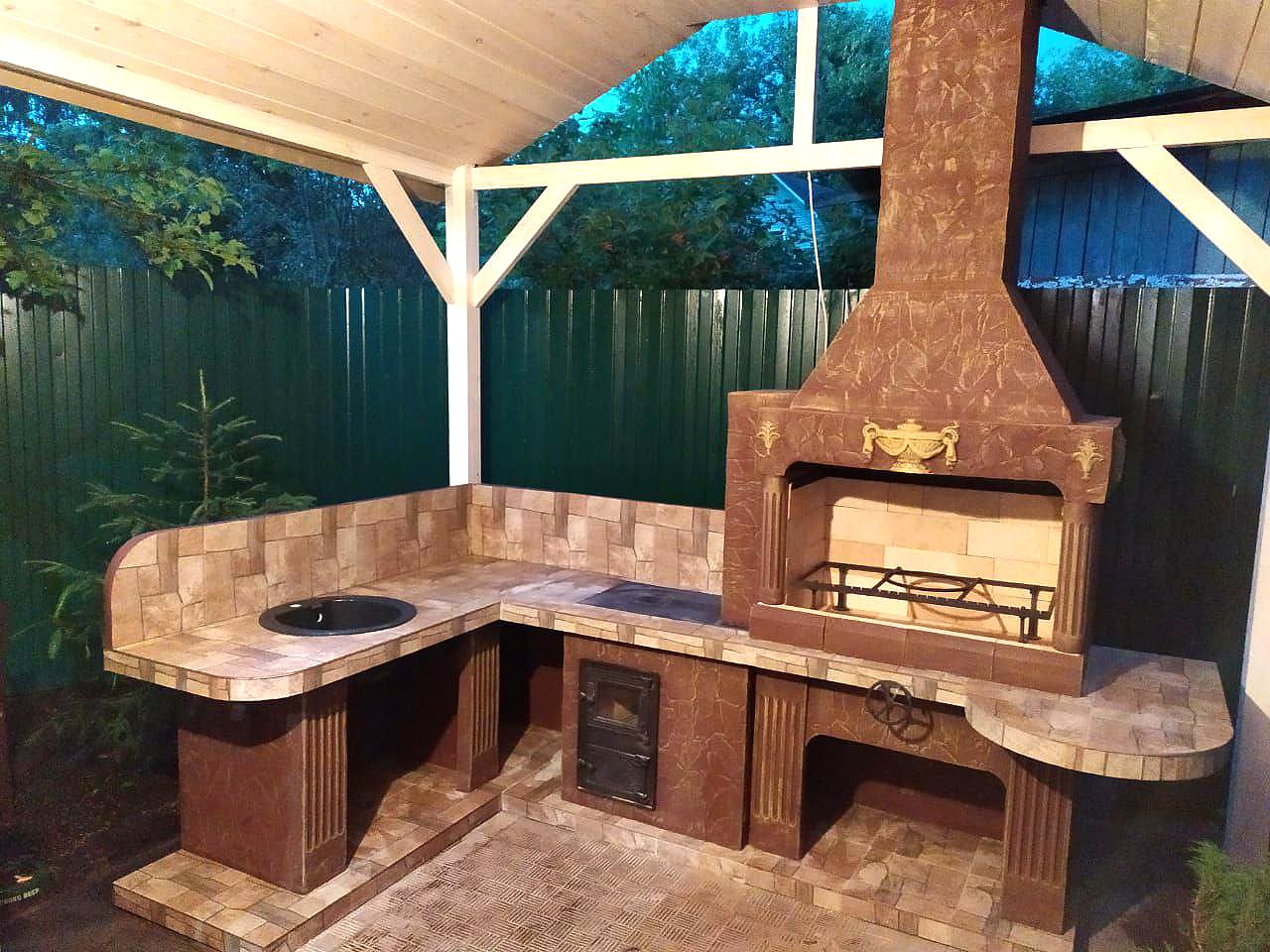 Печь Барбекю №17 1