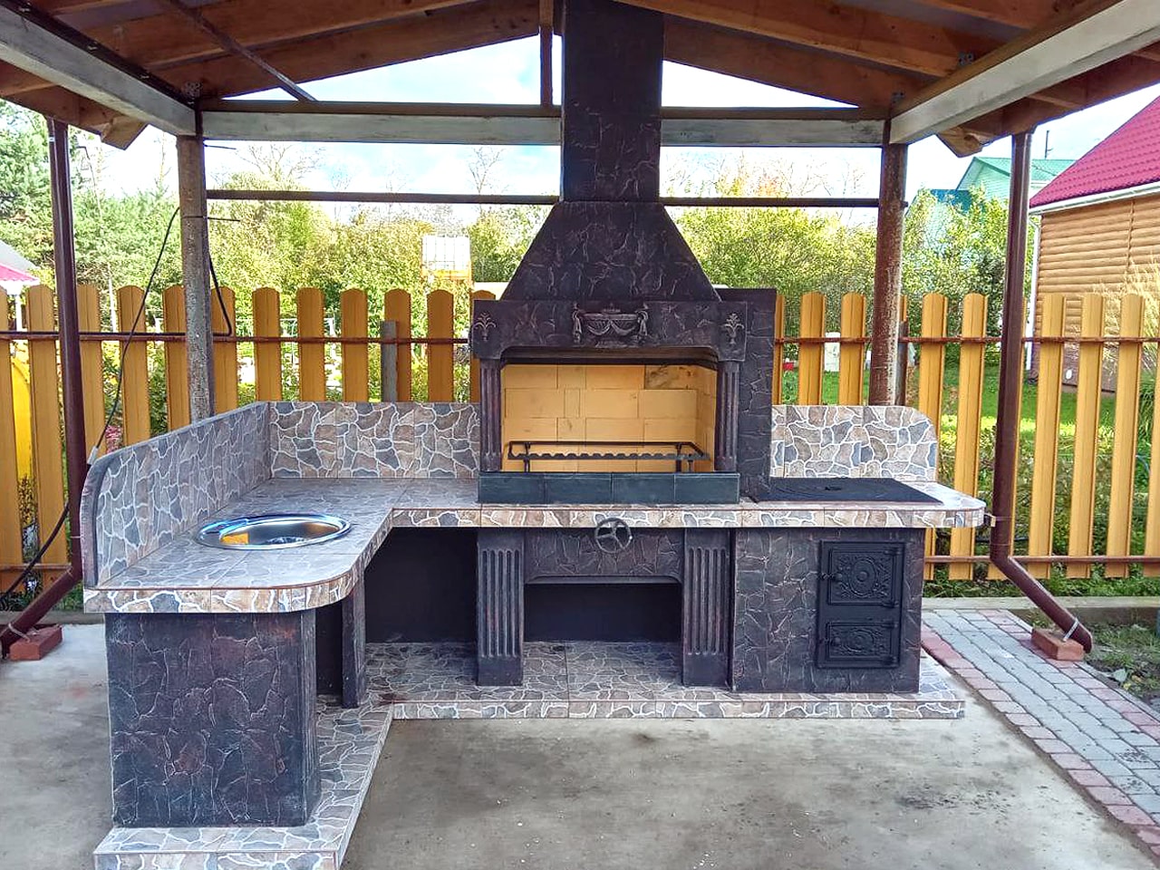 Печь Барбекю №17 4