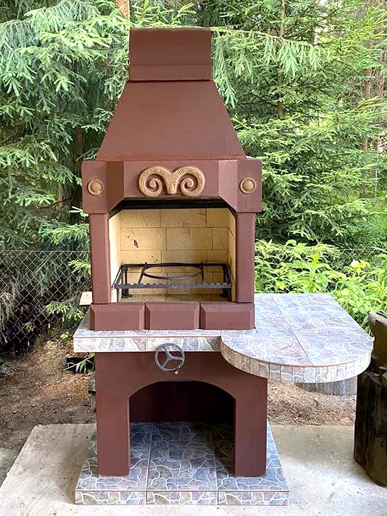 Печь Барбекю №2 4