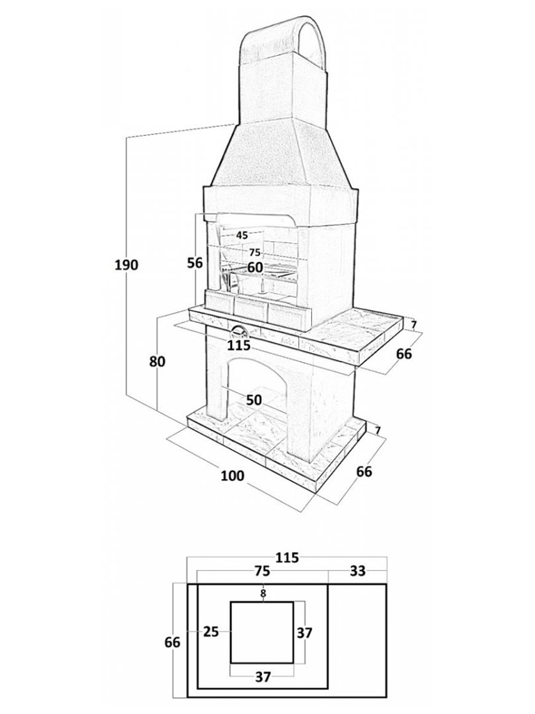 Печь Барбекю №1 6