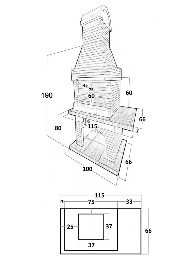 Печь Барбекю №4 3