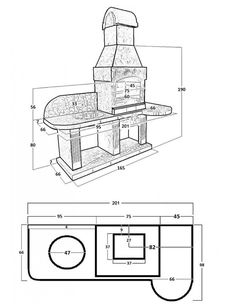 Печь Барбекю №9 8